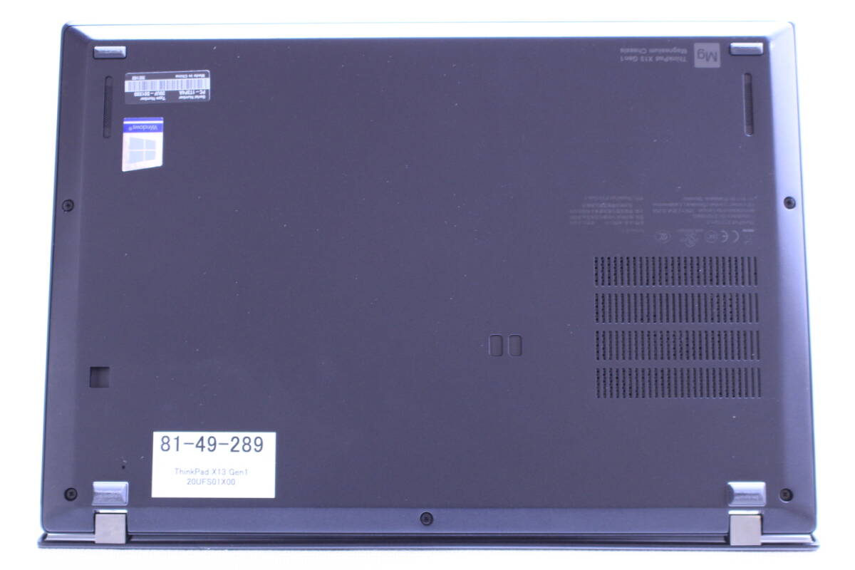 即配 美品 Ryzen 5 PRO ThinkPad X13 Gen1 Ryzen 5 PRO 4650U 8G SSD256G 13.3FHD Wi-Fi6 Windows11 薄型軽量 SAA評(píng)価