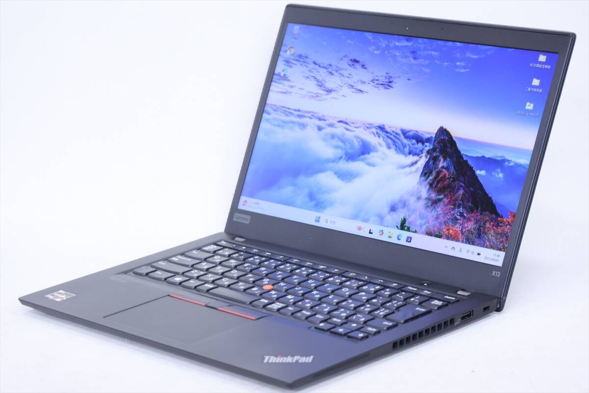 即配 2020年モデル バッテリー良好 薄型軽量 ThinkPad X13 Gen1 Ryzen 5 PRO 4650U 8G 256G 13.3FHD Windows11 BAA評(píng)価