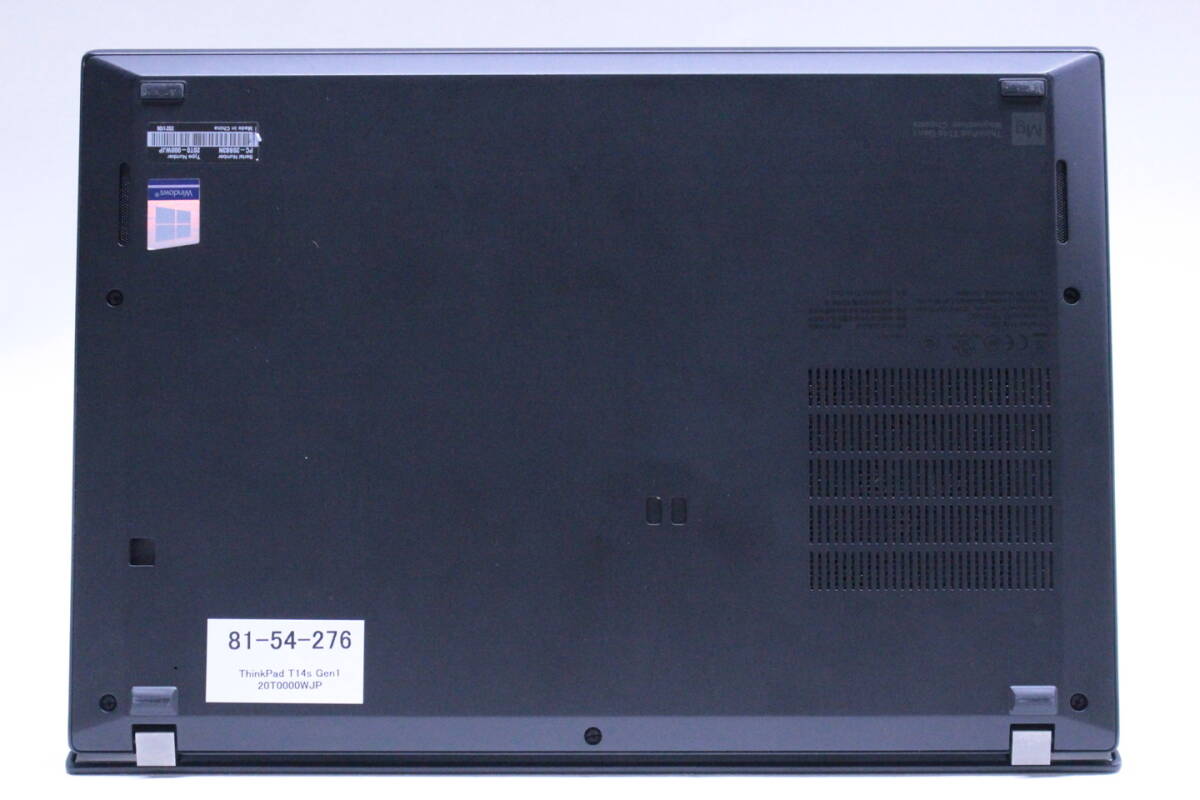 1円～ バッテリー良好 2021年モデル 10世代Corei5 ThinkPad T14s Gen1 i5-10210U 8G SSD256G 14.0FHD Wi-Fi6 Win11 薄型軽量 BBA評(píng)価