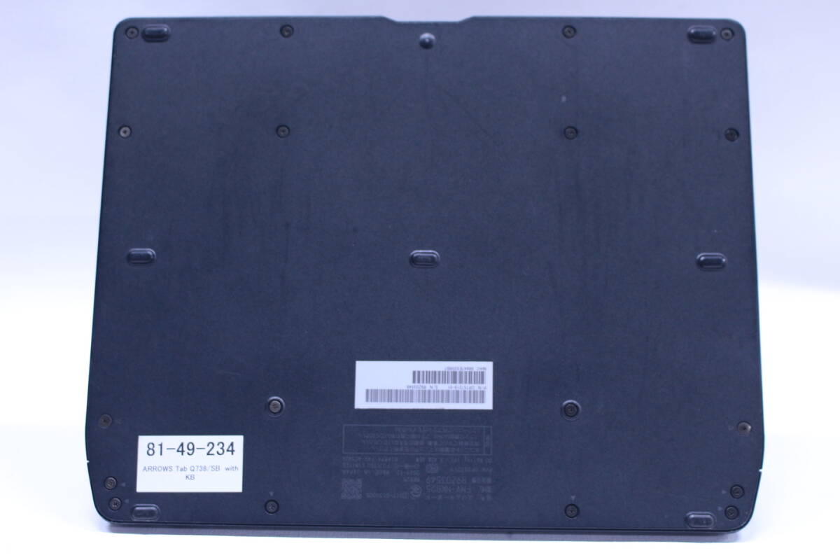 1円～ 外裝良好 タブレットPC ARROWS Tab Q738/SB i5-8350U 8G SSD128G 13.3FHDタッチ カメラ Windows11 キーボード付 ペン付 ABA評価