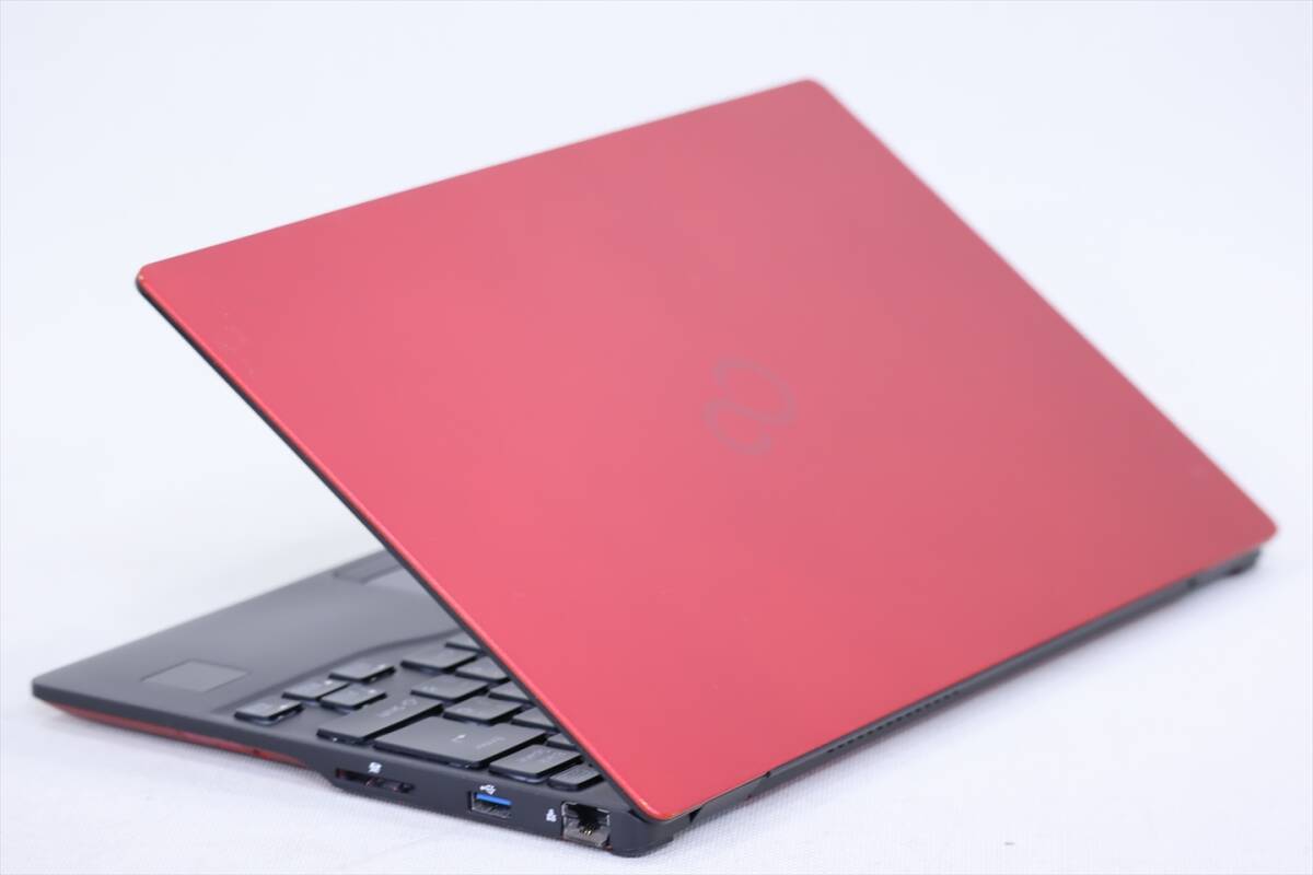 1円～ 希少Redモデル バッテリー良 11世代Corei5 LIFEBOOK U9311/F Red i5-1145G7 16G 128G 13.3FHD Wi-Fi6 Windows11 BAA評(píng)価