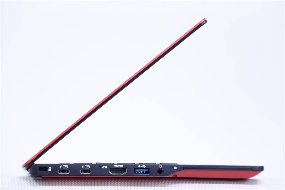 1円～ 希少Redモデル バッテリー良 11世代Corei5 LIFEBOOK U9311/F Red i5-1145G7 16G 128G 13.3FHD Wi-Fi6 Windows11 BAA評(píng)価