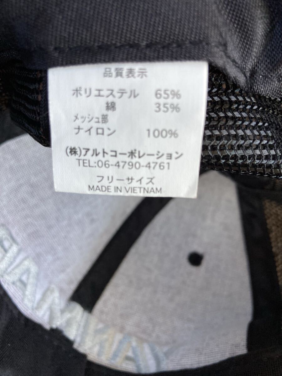 YK-3620 中古品 YANMAR ヤンマー 帽子 キャップ サイズ表記フリーサイズ 頭周り 約56-62cm 作業帽子 ワークキャップ メンズ 農家 農作業 畑_画像9