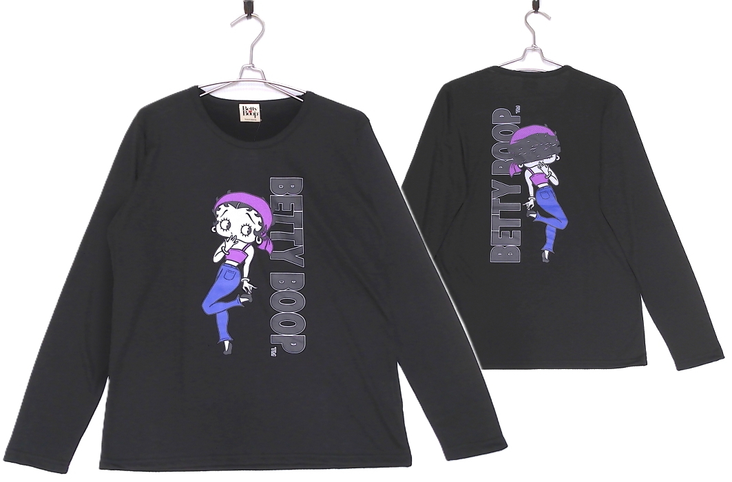即決■★Betty Boop / ベティ・ブープ★■ロンT Lady's / SIZE=L_画像1