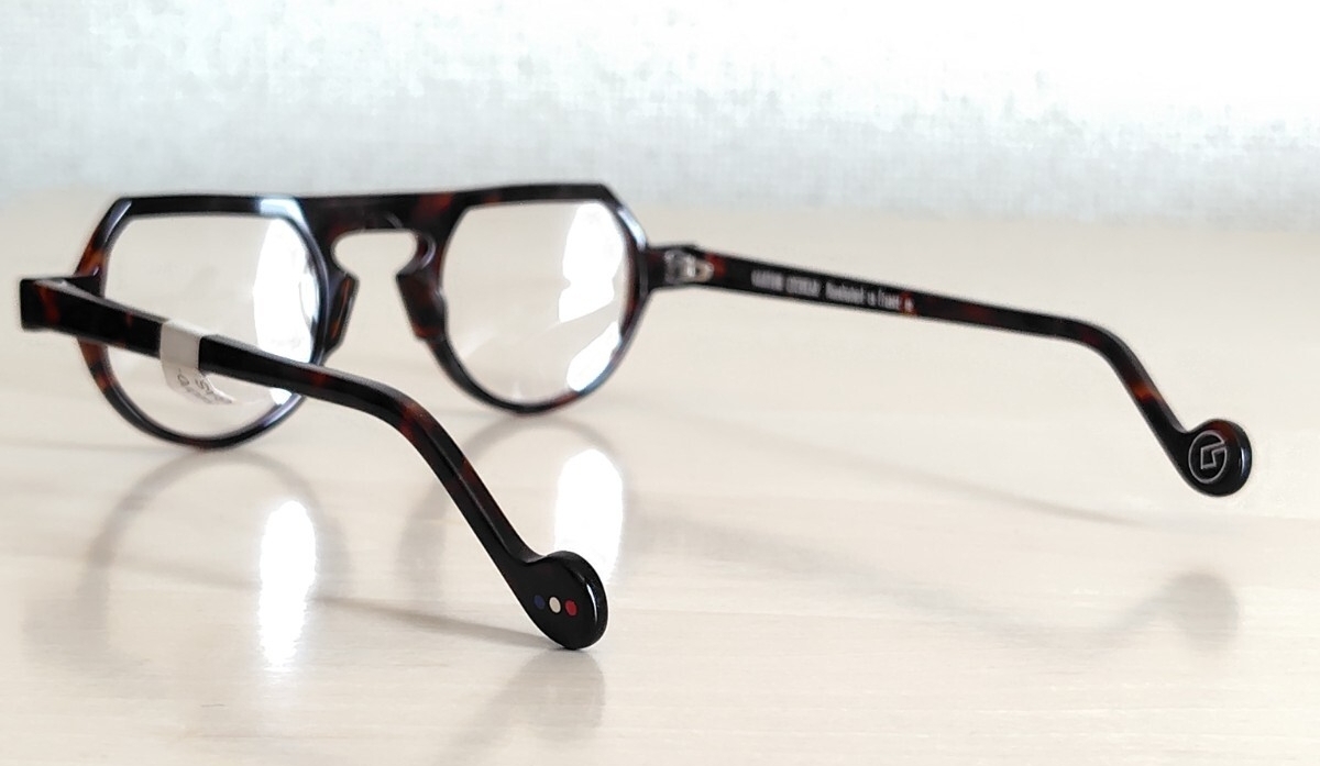 未使用 GASTON EYEWEAR HenriMartin 68.68 ガストン メガネ フランス ユニセックス 男女兼用 タートイズ_画像6
