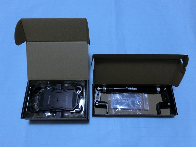 【新品未使用・送料無料】Kaedear　カエディア　ダブルウィッシュミラーバー KDR-HB6　バイク スマホホルダー　KDR-M11C-BK　　_画像9