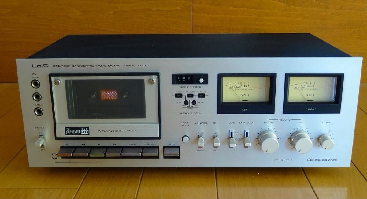 Lo-D D-650MKⅡ 3ヘッド デュアルキャプスタン仕様 動作OK 程度良好