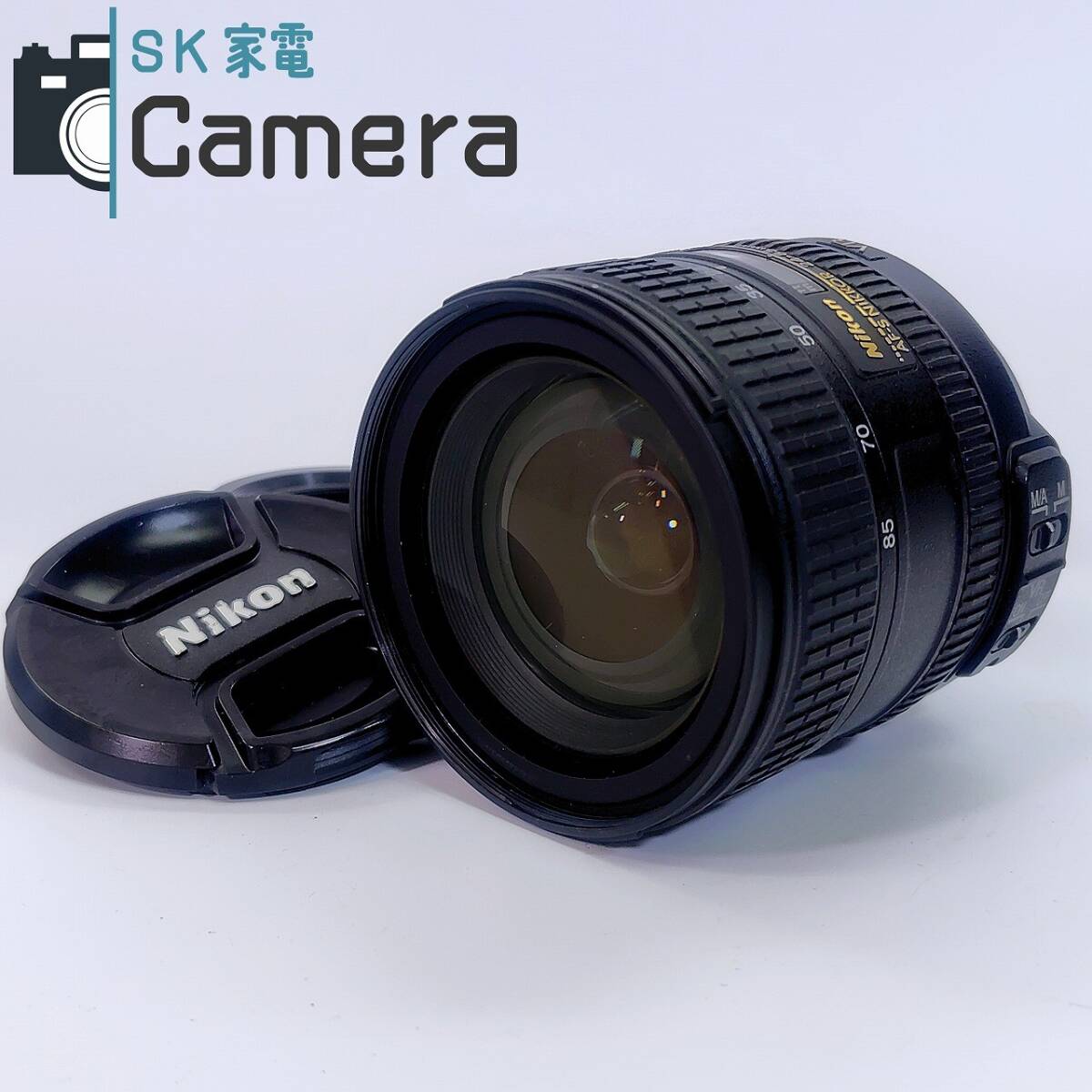 Nikon ED AF-S NIKKOR 24-85ｍｍ F3.5-4.5 G VR ニコン キャップ付