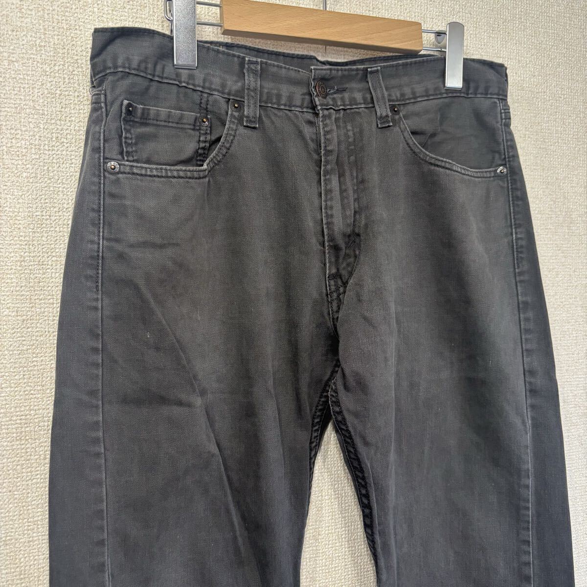 リーバイス ブラックデニム 505 ジーンズ アメリカ古着 W33 L30 2524_画像5