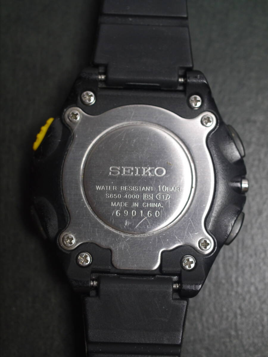 セイコー SEIKO スーパーランナーズ SUPER RUNNERS デジタル S650-4000 男性用 メンズ 腕時計 ab832 稼働品_画像7