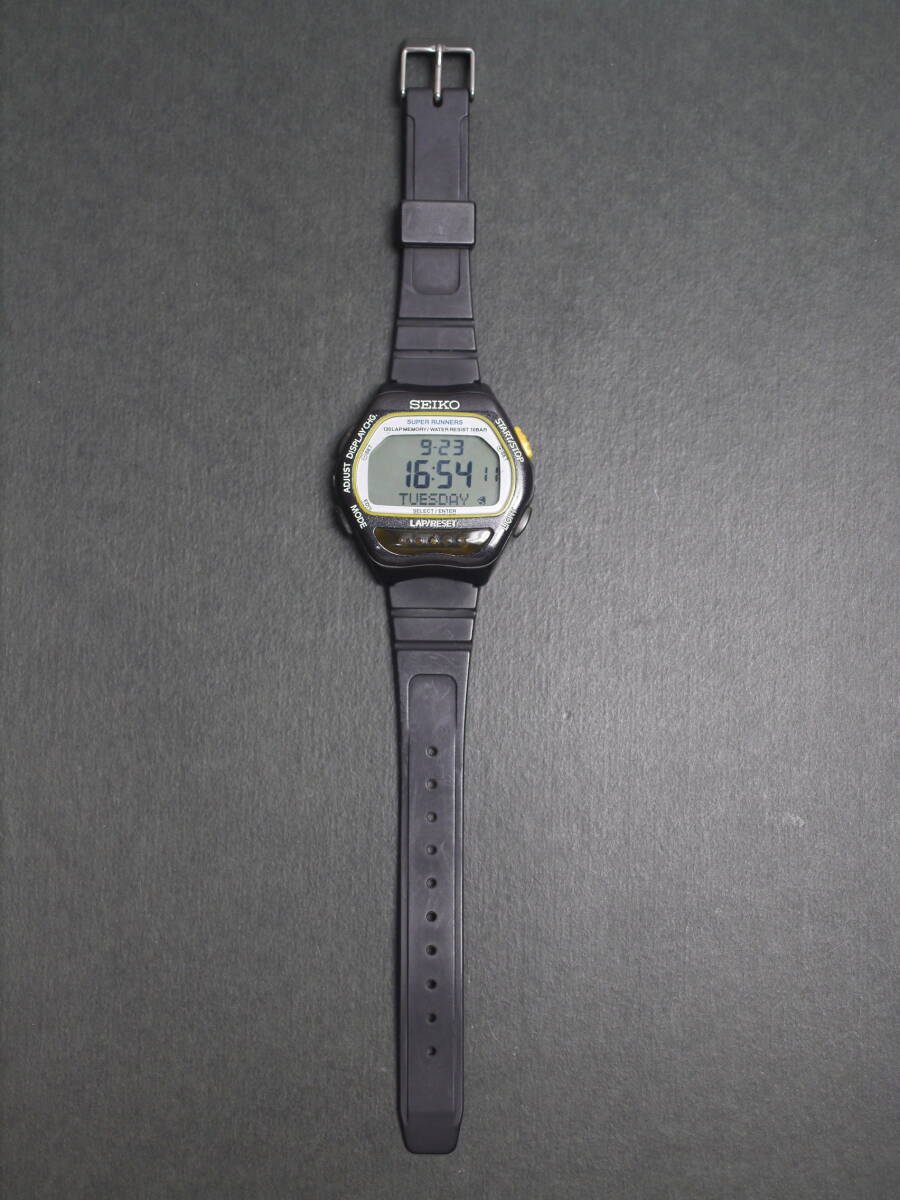 セイコー SEIKO スーパーランナーズ SUPER RUNNERS デジタル S650-4000 男性用 メンズ 腕時計 ab832 稼働品_画像5