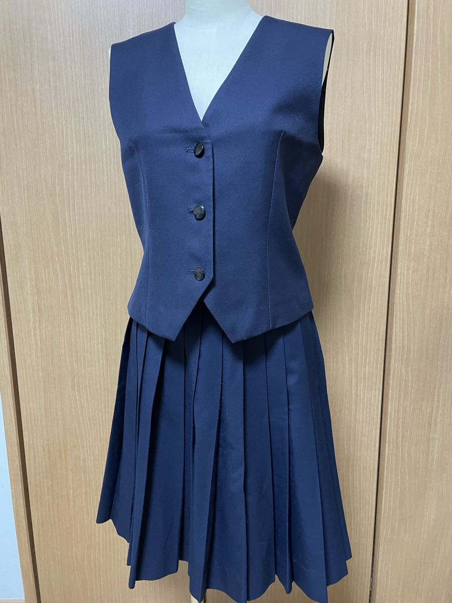 コスプレ用 高校制服 ベスト・プリーツスカート 上下 サイズ160位 送料600円