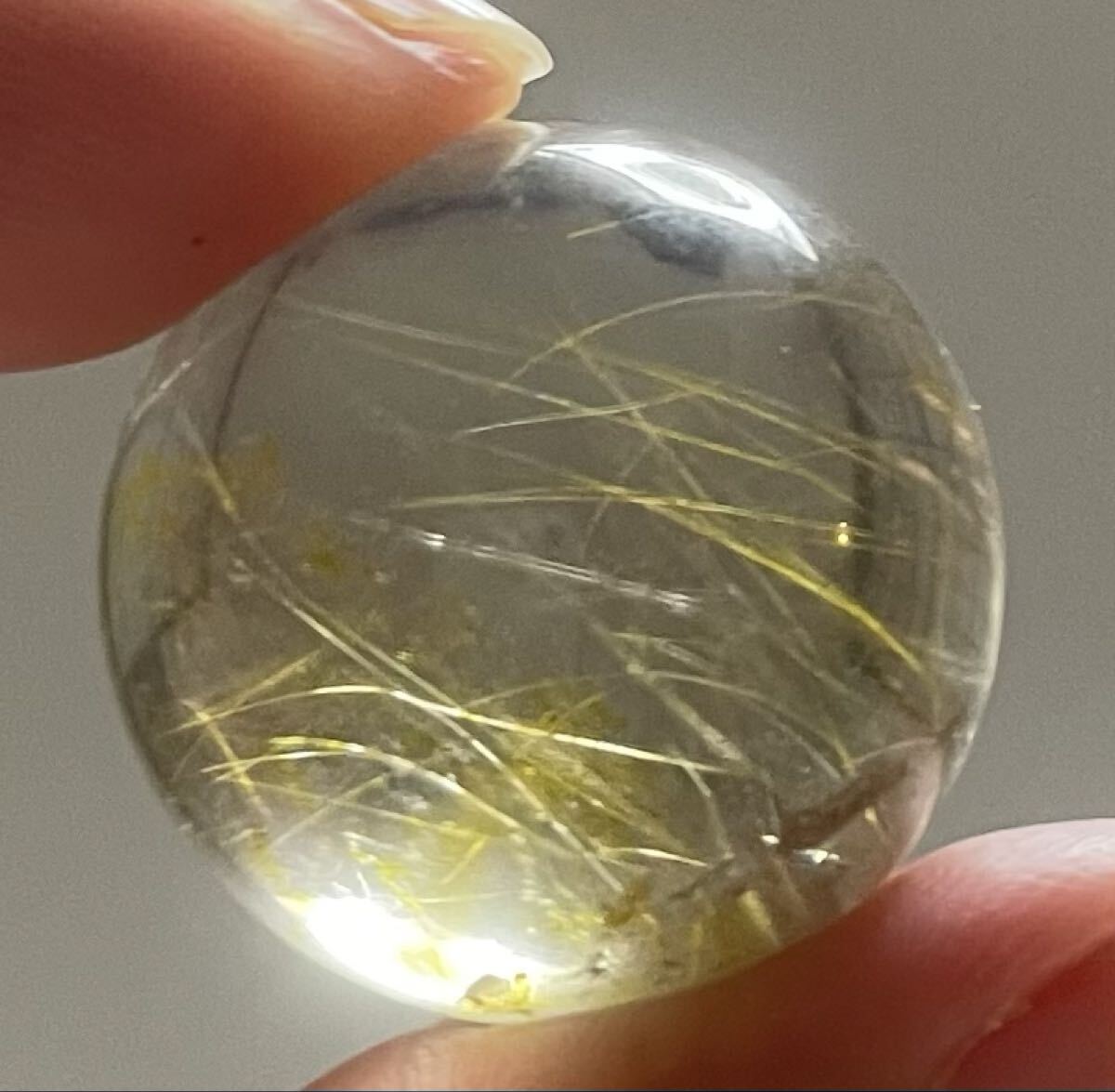 ゴールドルチルクォーツ 031 クリスタル パワーストーン 天然石 魔除 お守 開運 幸運 金運UP 風水晶 タイチンルチル_画像2