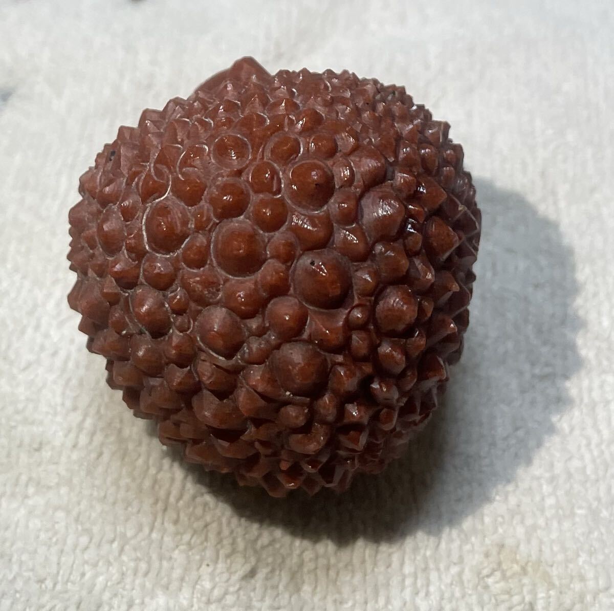 寿山石のライチ 天然石 003 パワーストーン 置物 魔除 お守 風水晶 開運 幸運 ラッキー_画像4