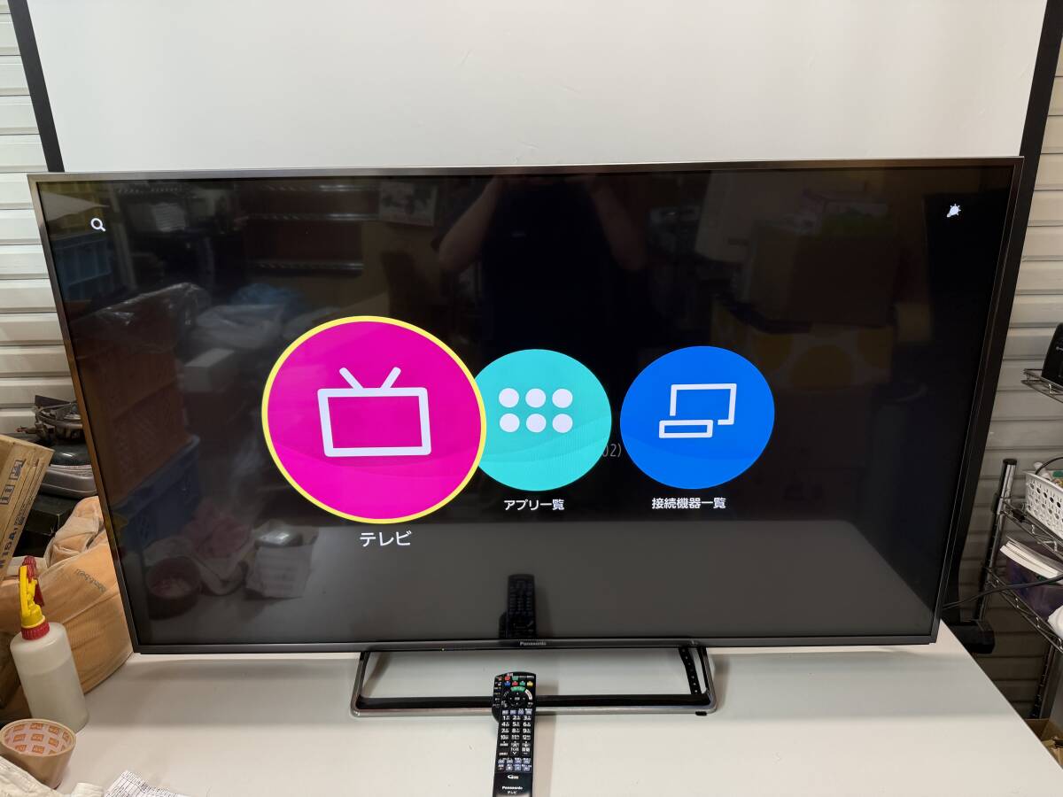 動作美品　Panasonic パナソニック 55V型ハイビジョン液晶テレビ ビエラ TH-55CX800 2015年制