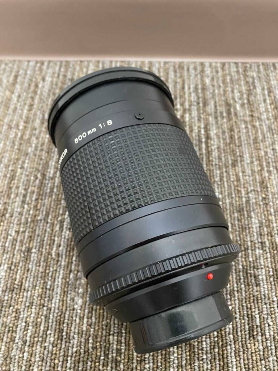 251000AA★【レンズ】minolta RF ROKKOR 500mm1:8 1216839 F8 望遠(yuǎn) 単焦點(diǎn) ミラーレンズ