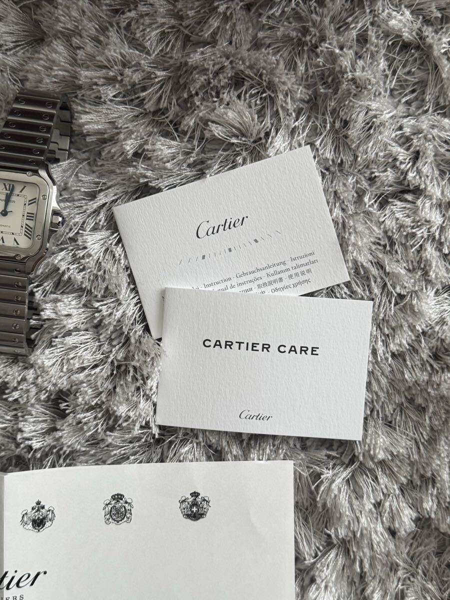 【美品】SANTOS DE CARTIER WATCHサントス ドゥ カルティエ ウォッチ MM 自動巻き