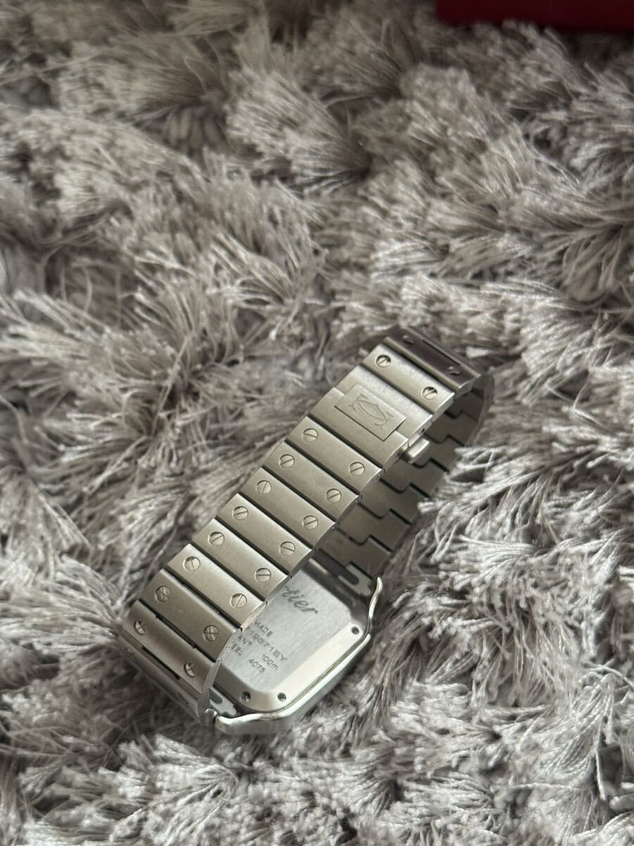 【美品】SANTOS DE CARTIER WATCHサントス ドゥ カルティエ ウォッチ MM 自動巻き