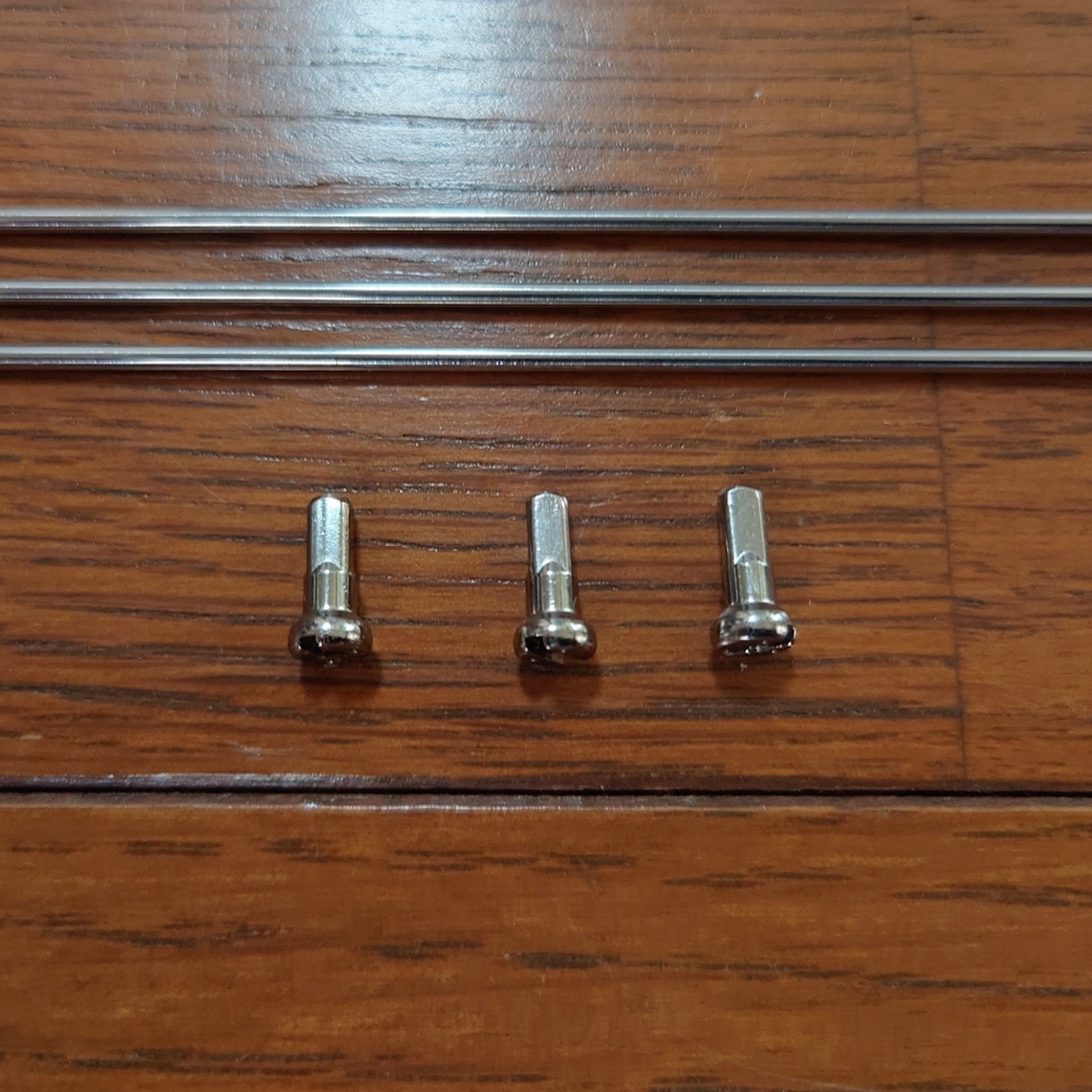 敷島 スポーク#14 280mm ステンレス ニップル付き 3本【未使用新品】定形外送料込_画像3