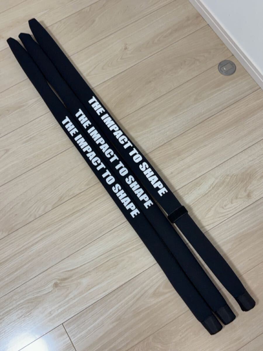 釣武者 HDジャージロッドケース IMPACT ストレート×2個&リールセット×1個 3個セット 未使用品(自宅保管)