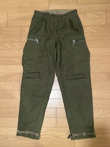 ヴィンテージ 80s ユーゴスラビア軍 カーゴパンツ 軍パン ミリタリーパンツ トラウザーズ 46 カーキ オリーブ 緑 グリーン アーミー ARMY_画像1
