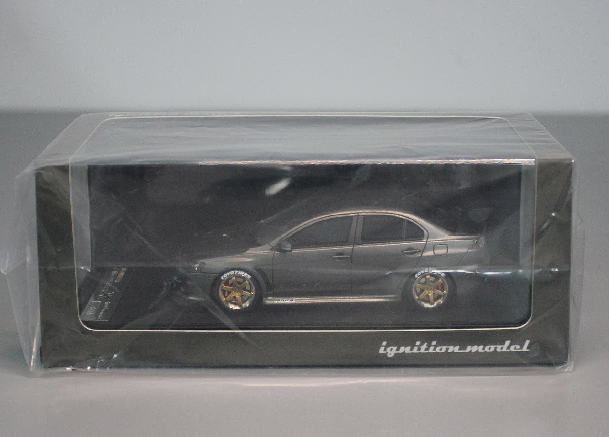 ▲最後1台！Grey！Ignition Model 1/43 ランサーエボリューション Mitsubishi Lancer EVO 十代目 Evolution X CZ4A IG 新品 IG2738