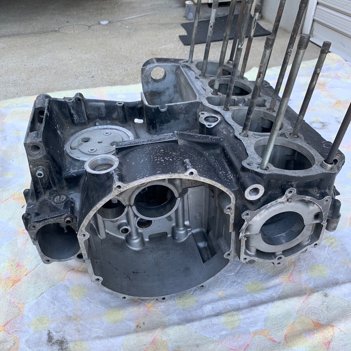 Z1　Z900　Z1E　クランクケース　カワサキ　當(dāng)時物　舊車 Z2