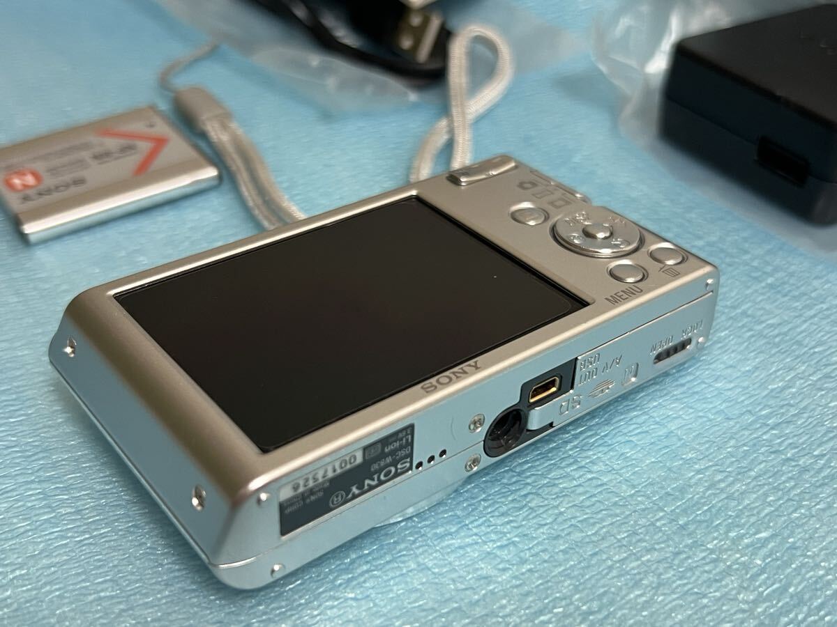 1円スタート ★極美品★ ソニー SONY Cyber-shot DSC-W830 コンパクトデジタルカメラ コンデジ　★元箱?取扱説明書?電池?充電器　完品