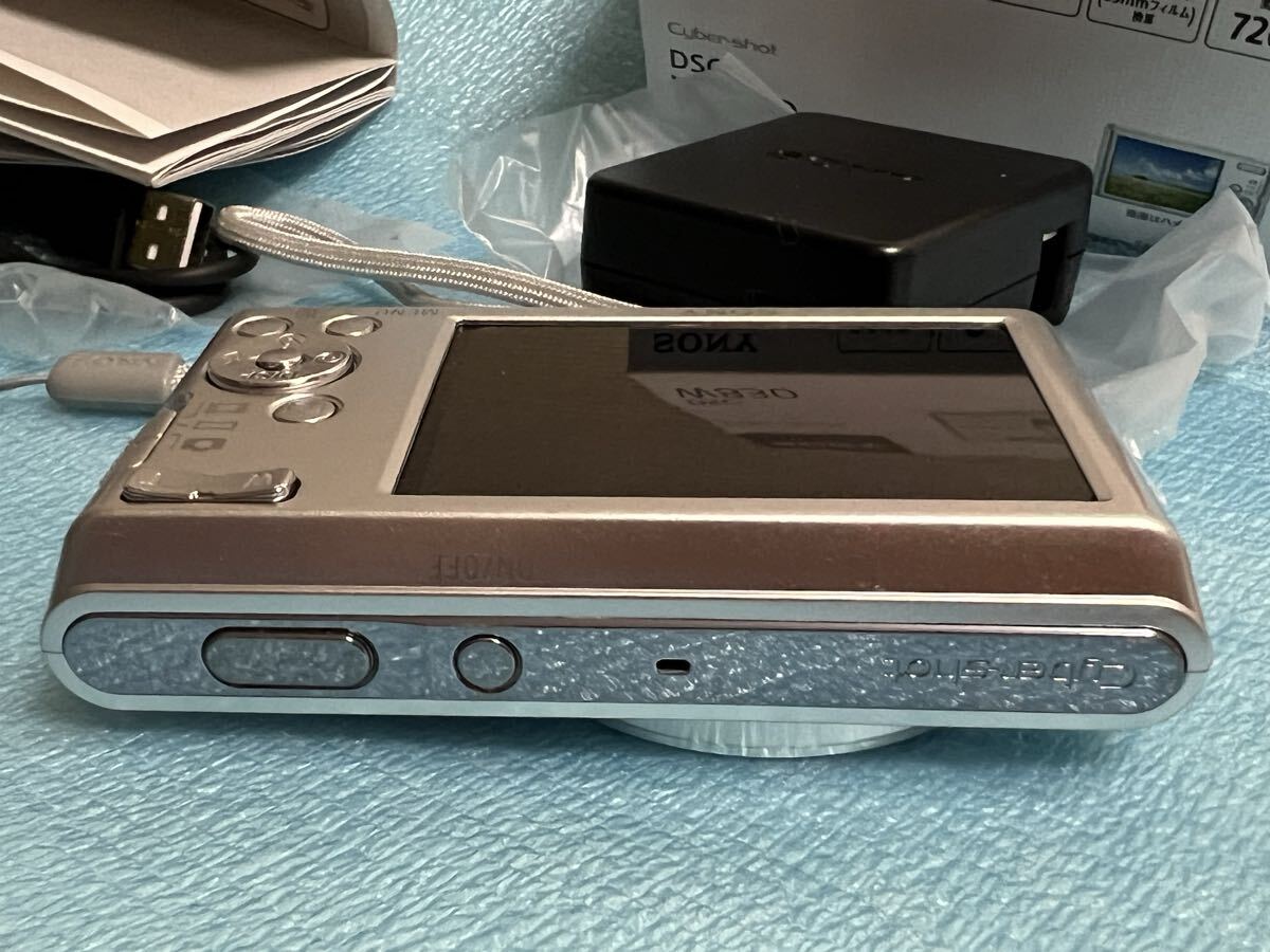 1円スタート ★極美品★ ソニー SONY Cyber-shot DSC-W830 コンパクトデジタルカメラ コンデジ　★元箱?取扱説明書?電池?充電器　完品