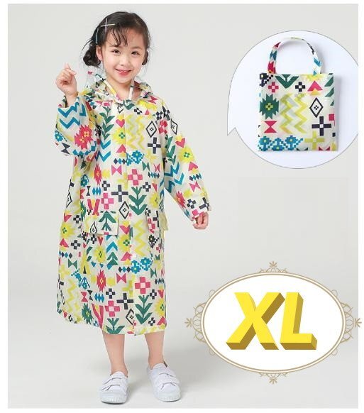 レインウェア 合羽 レインウェア キッズ 子供用 雨具 通學(xué) カラーC XLサイズ 135㎝-150cm n362