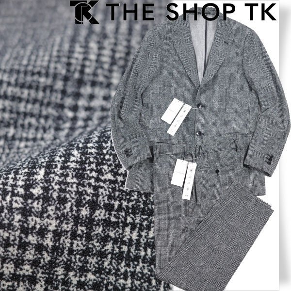 数量限定，正規品1円 THE SHOP TK タケオキクチ メンズ セットアップ AVANT AIR ストレッチスーツ XL チェック ジャケット＋スラックス 3306(XLサイズ以上)｜売買されたオークション情報、yahooの商品情報をアーカイブ XLサイズ以上