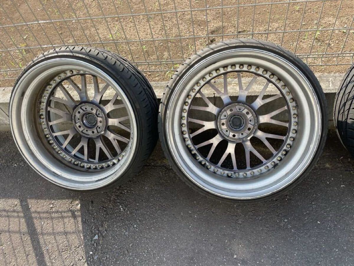 WORK VS XX ワンオフ 20インチ 5H PCD114.3 タイヤホイールセット 深リム セルシオ クラウン アルファード ヴェルファイア エルグランド _画像7