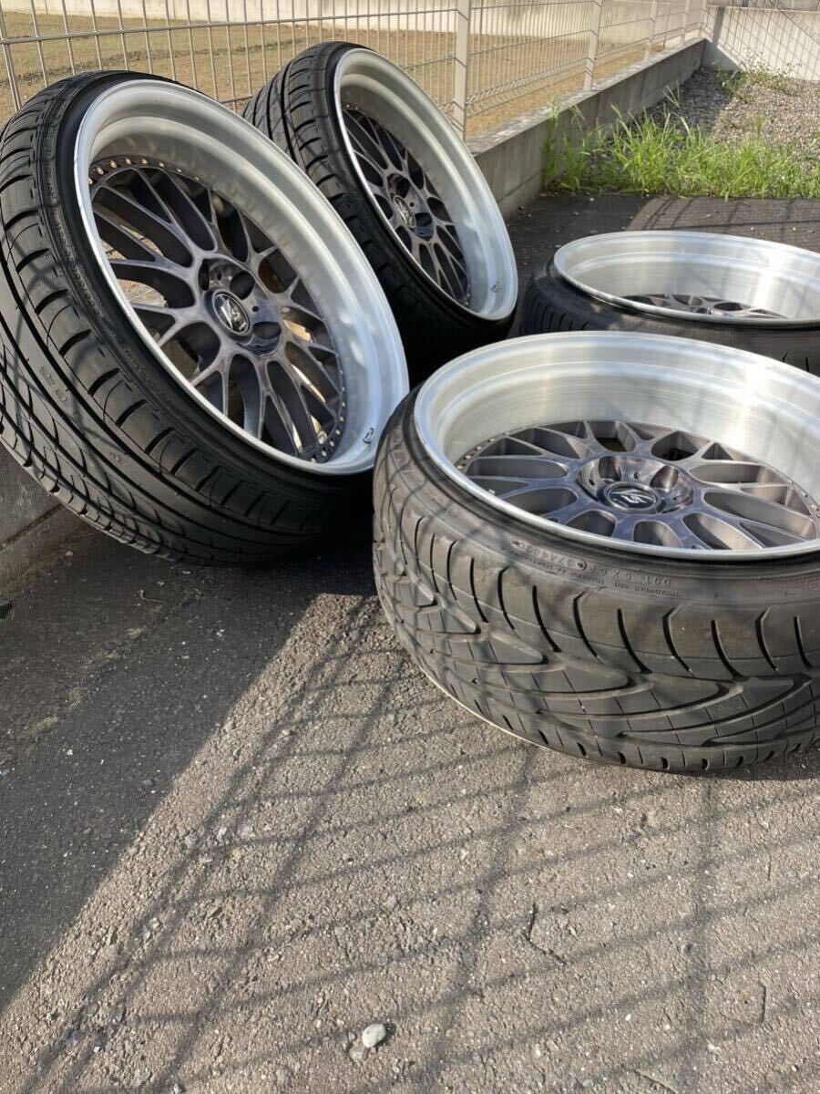 WORK VS XX ワンオフ 20インチ 5H PCD114.3 タイヤホイールセット 深リム セルシオ クラウン アルファード ヴェルファイア エルグランド _画像4