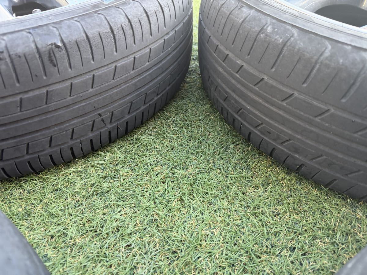 MH34S ワゴンR スティングレー　ターボ　20周年　リミテッド　純正ホイール PCD100 5J スズキ 4H 55R15 スティングレー ホイール タイヤ_画像6