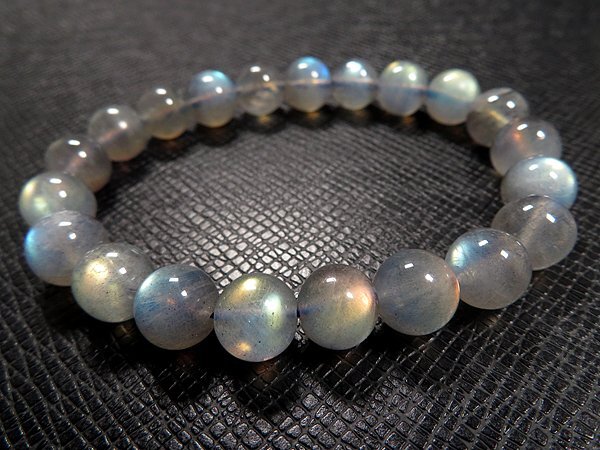 g170円★【ラブラドライト】天然石ブレスレットM★9mm 定価4400円