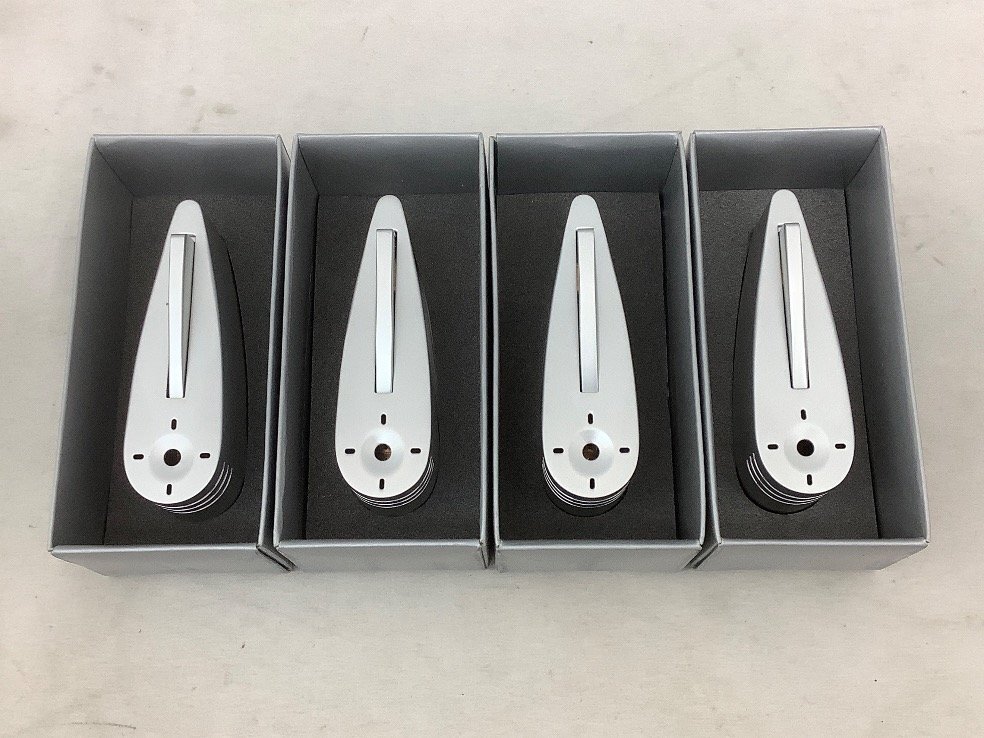 ⑧LEXON 卓上ライター/PYROS/Marc Berthier 4個まとめ 動作未確認/箱傷あり ACB 未使用品