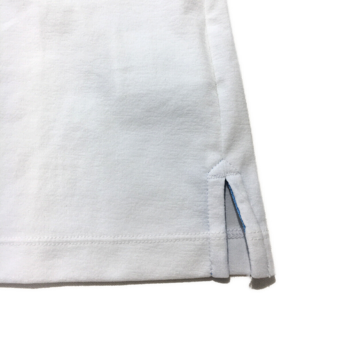 coco 中古【値下げ】 ロサーセン ROSASEN レディース ノースリーブ L 白ハーフジップ ルーズマン コラボ 薄手 ネコパケ発送可 102182_画像5