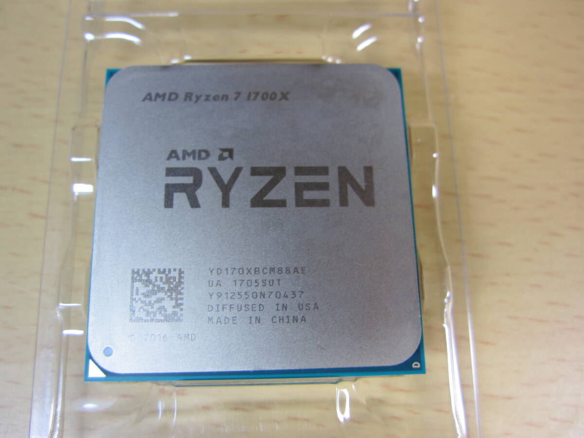 Ryzen 7 1700X（8コア16スレッド／AM4）◆動作良好
