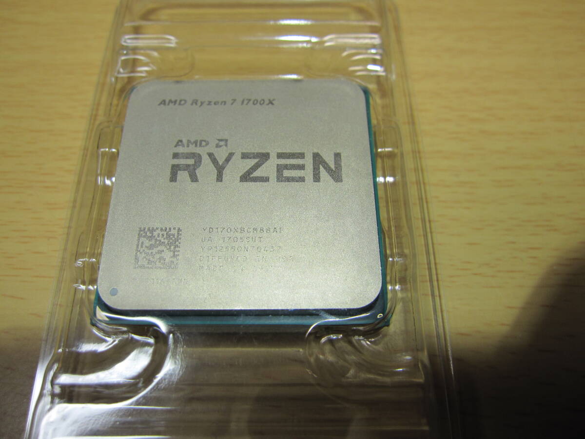 Ryzen 7 1700X（8コア16スレッド／AM4）◆動作良好