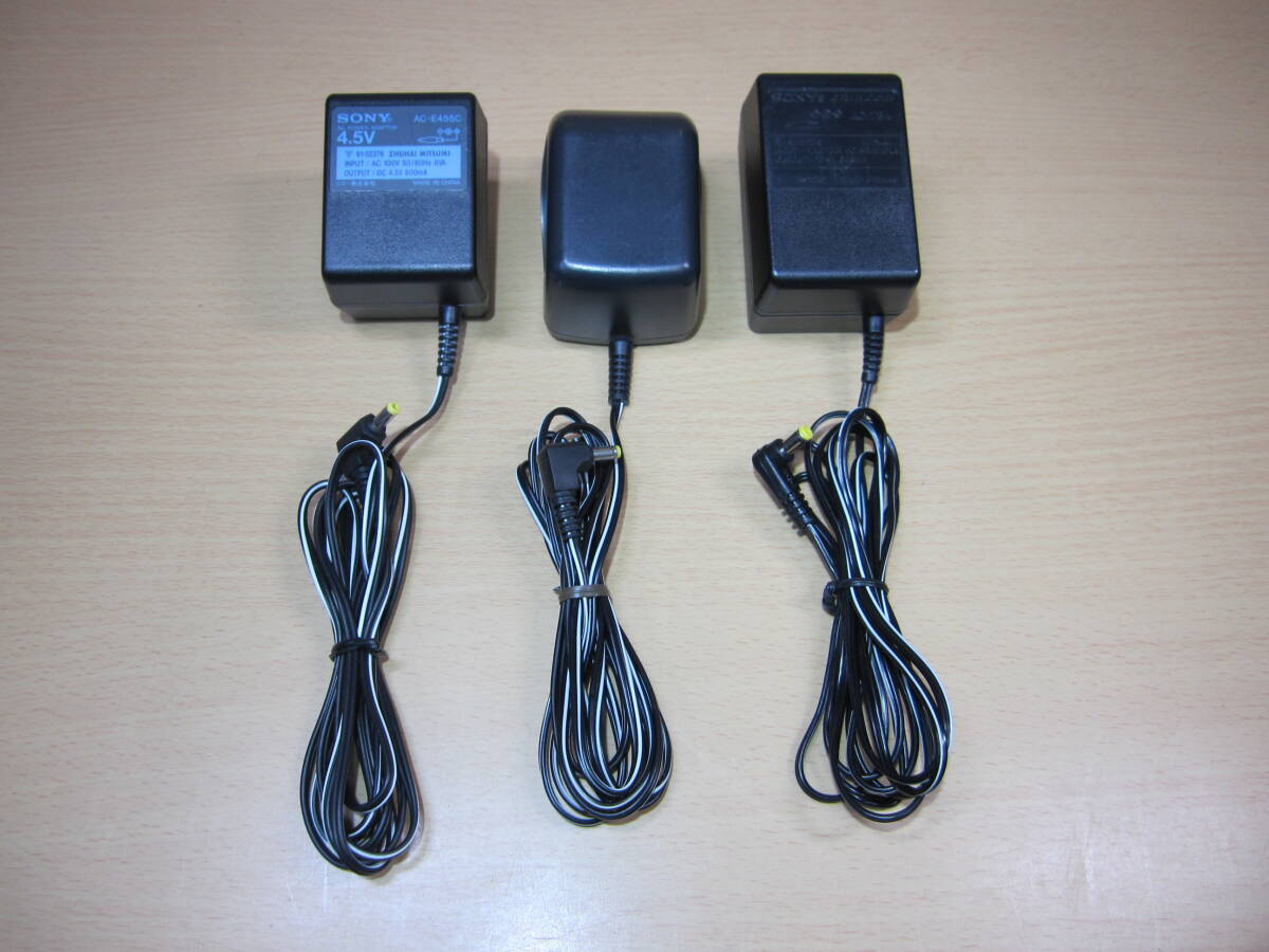 SONY純正 ACアダプター３台セット◆4.5V.6V.9V 動作OK【送料600円】_画像1