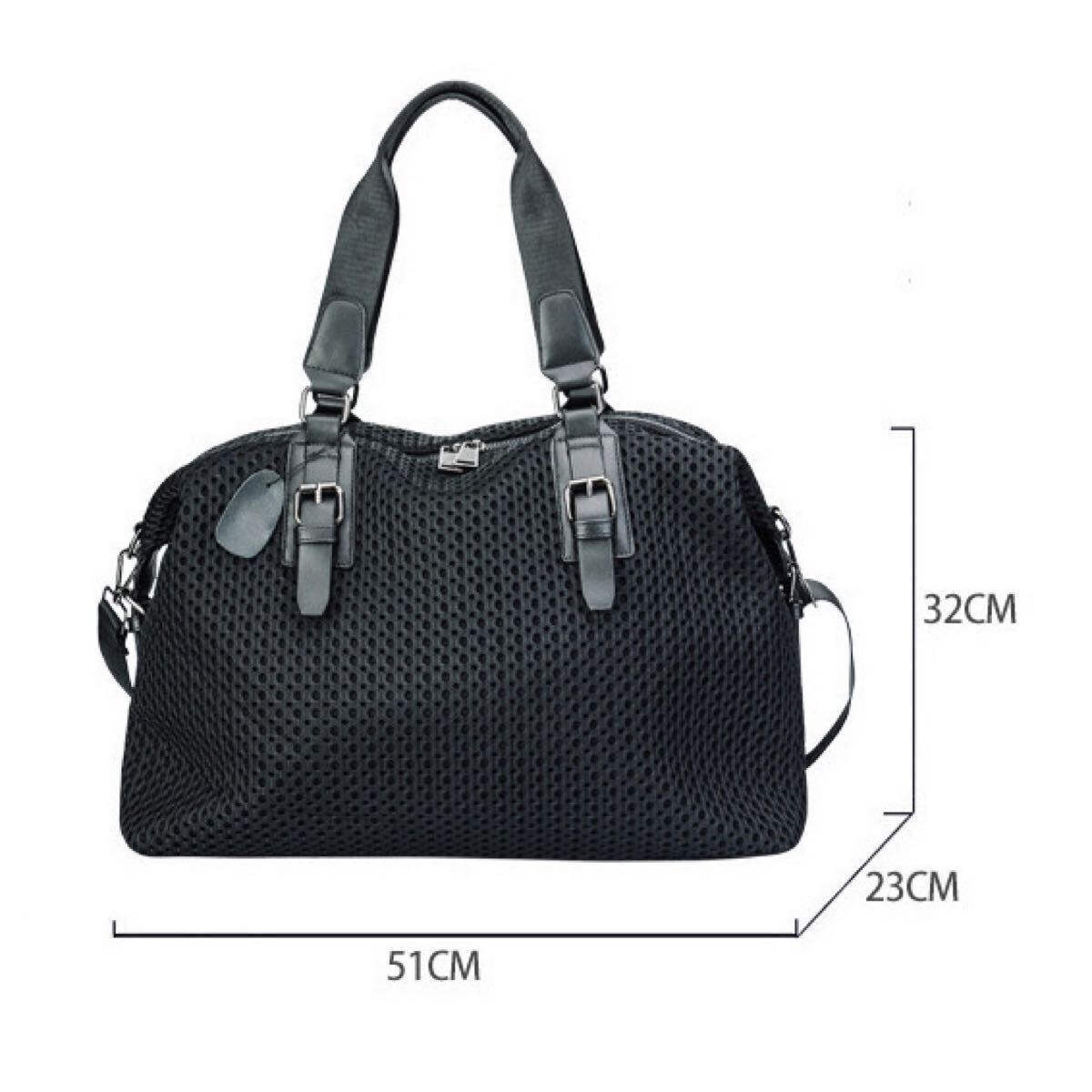 H17* сумка "Boston bag" сумка на плечо "мамина сумка" сетка черный чёрный женский мужской путешествие командировка легкий большая вместимость Carry on 2way