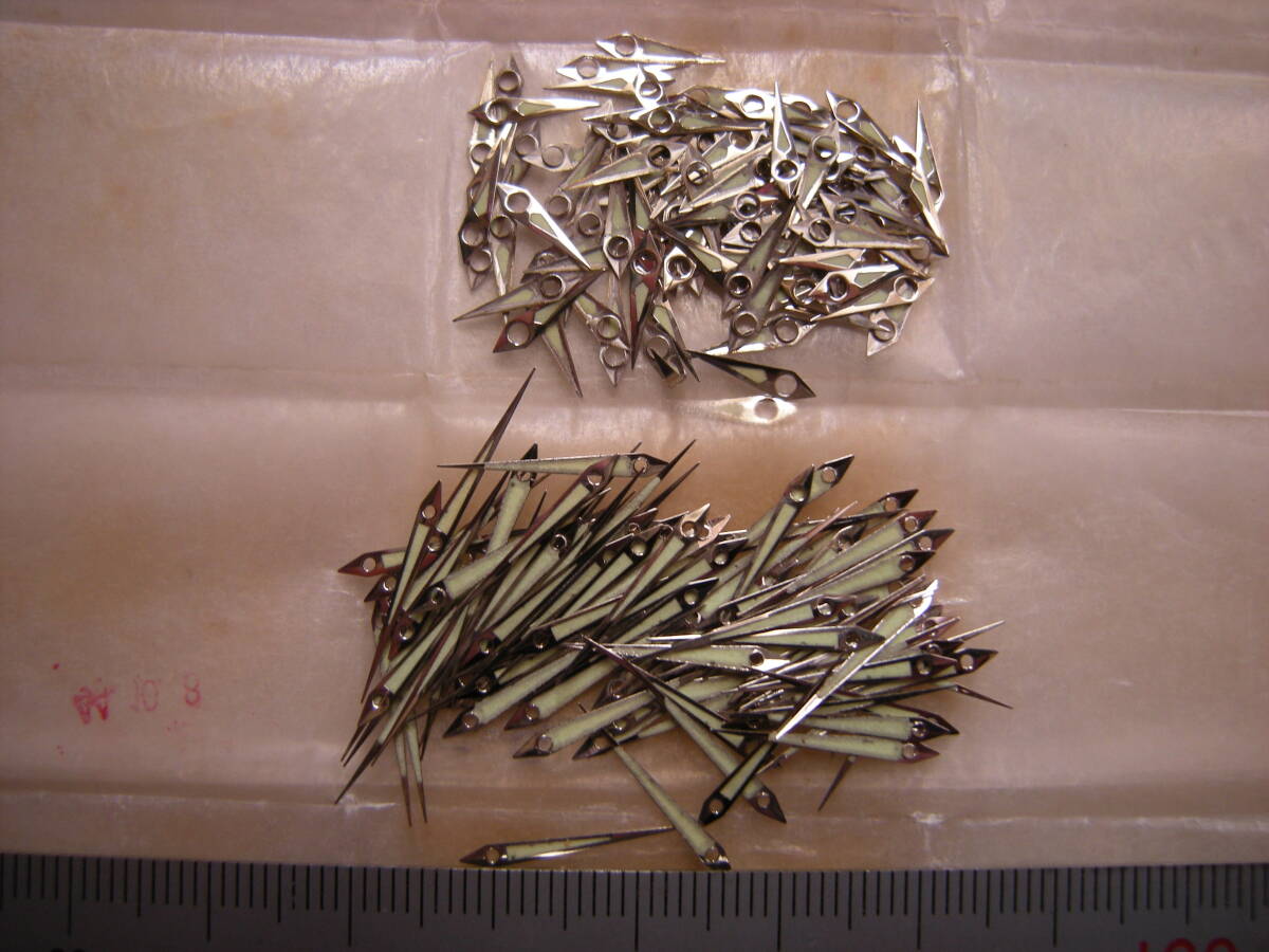 時計職人さん 小さな部品 夜光針 短針長針 いっぱい... 2373_画像1