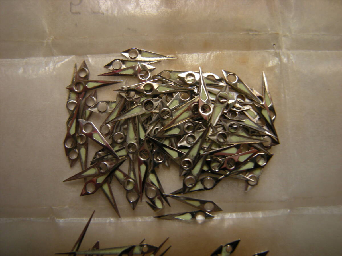 時計職人さん 小さな部品 夜光針 短針長針 いっぱい... 2373_画像2