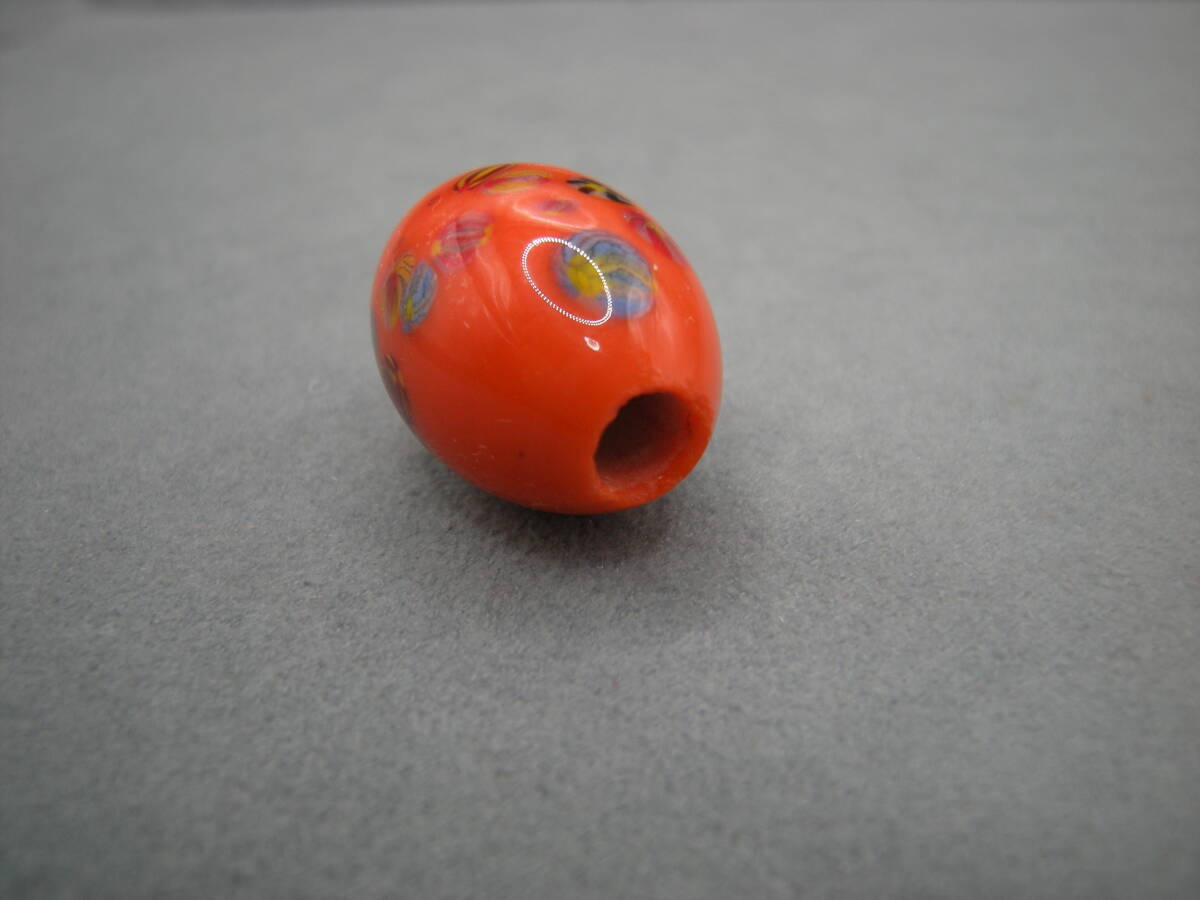 古い 帯締め 飾り とんぼ玉 ガラス玉 ペンダントトップ 髪飾り... 5612_画像3