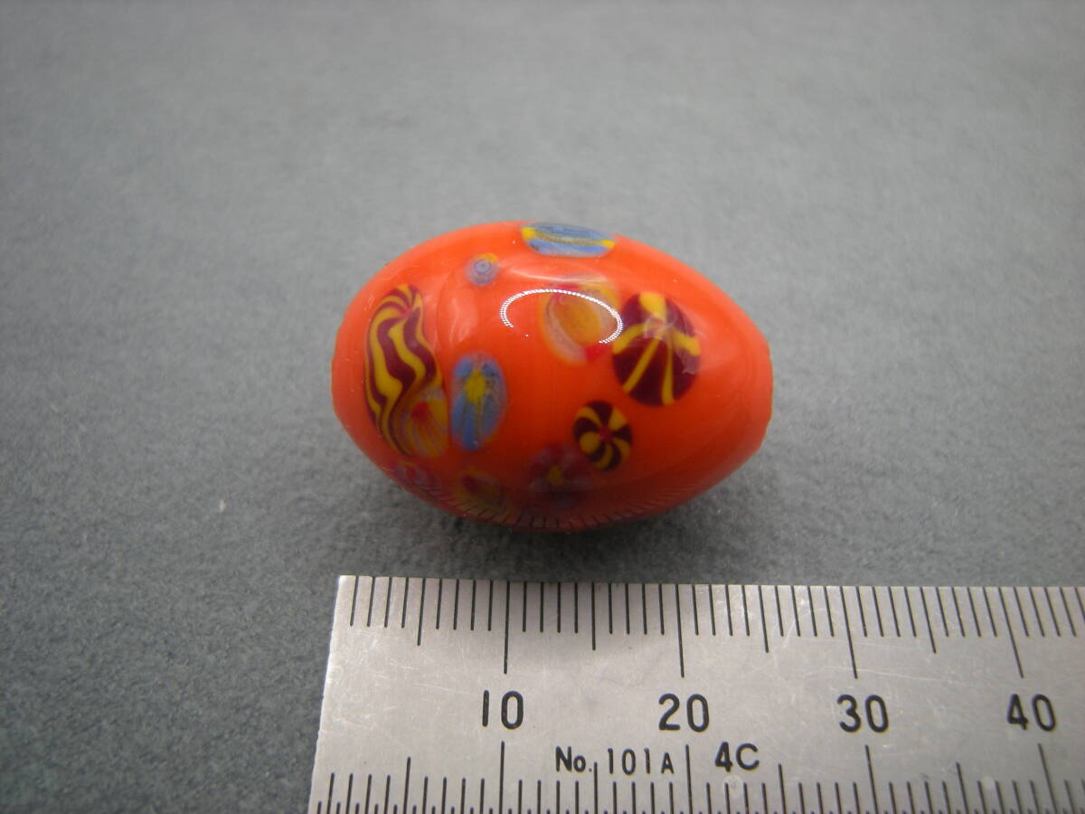 古い 帯締め 飾り とんぼ玉 ガラス玉 ペンダントトップ 髪飾り... 5612_画像8