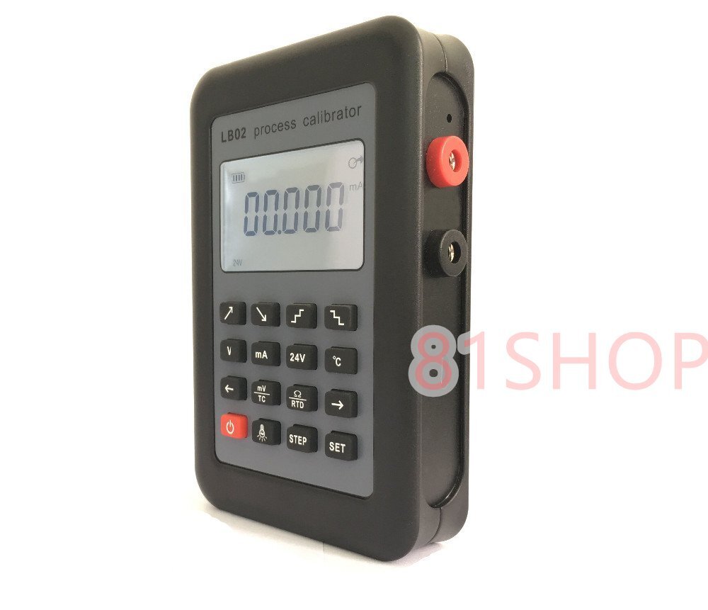 LB02 プロセスキャリブレーター 信号発生器 - ソースプロセス校正器 4-20mA / 0-10V / mV LCD｜デュアル測定出力｜大型LCD表示｜防護ケー_画像6