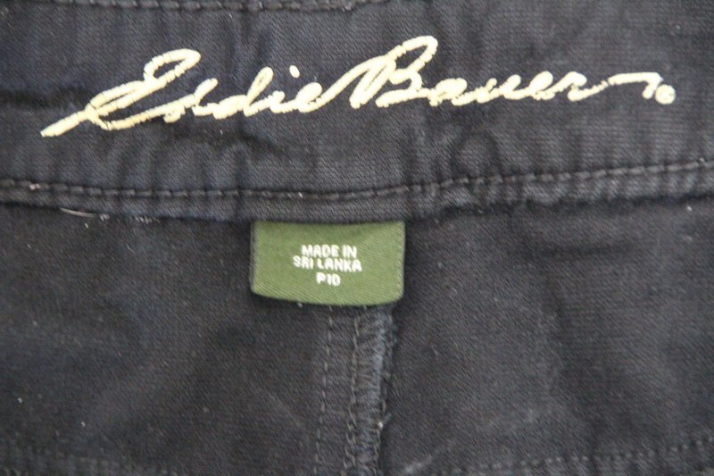 エディー・バウアー ボトムス 黒 Eddie Bauer　黒パンツ MM2112_画像3