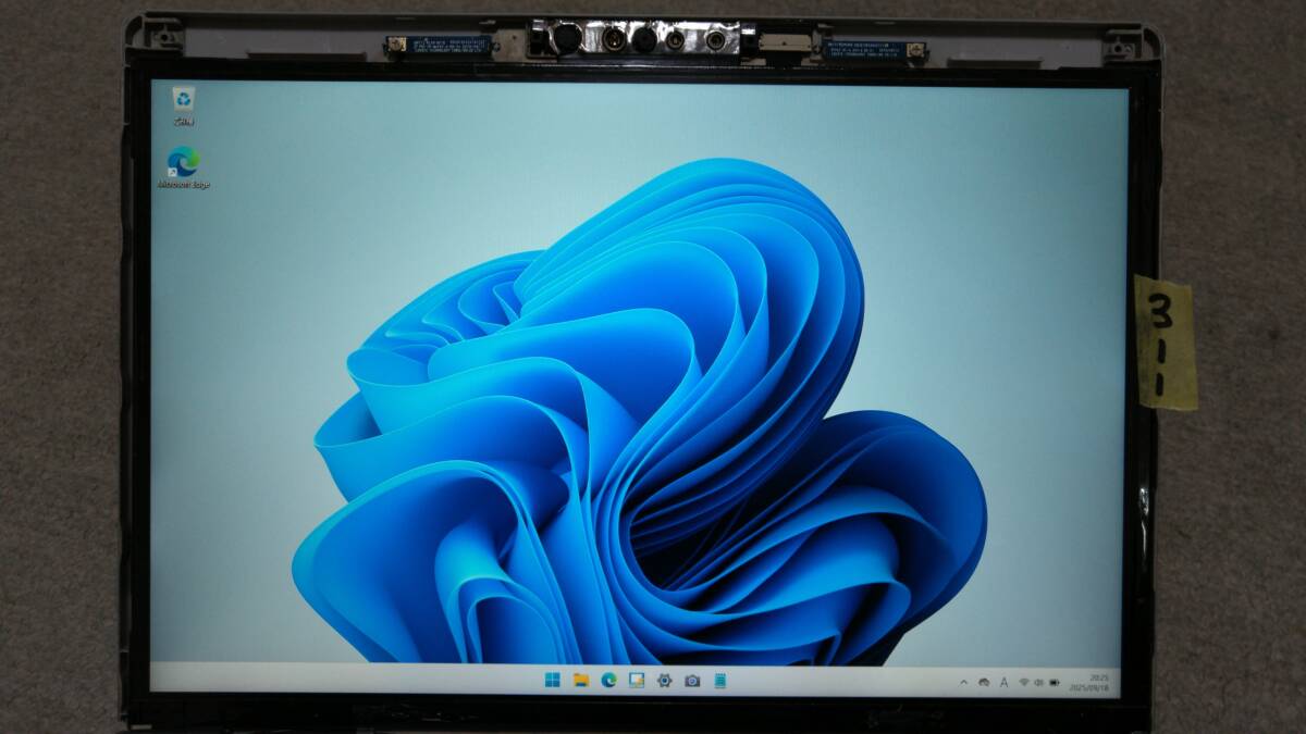 LCD311 液晶パネル CLAA121FP01 G121UAN01.0 CF-SZ5 CF-SZ6 CF-SV7 CF-SV8 CF-SV9 CF-SV1 CF-SV2など用 動作品_画像1