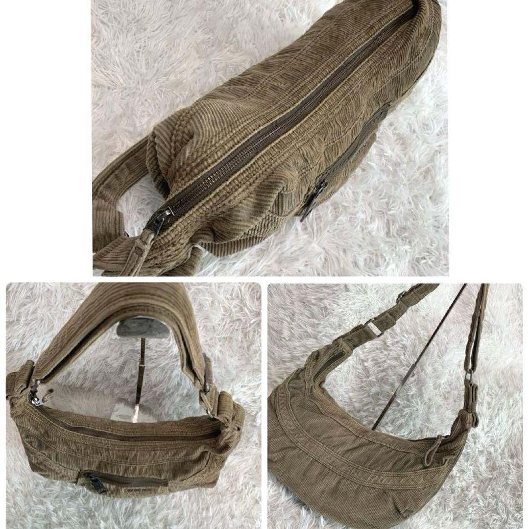 DIESEL【y2k◆Archive Shoulder Bag/ショルダーバッグ/トート】コーデュロイ ワンショルダー 三日月 90s メンズ レディース ディーゼル_画像6