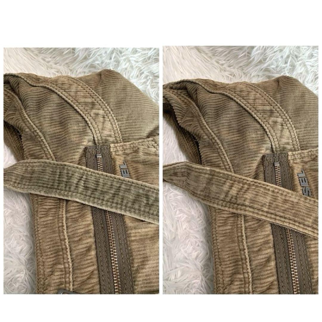 DIESEL【y2k◆Archive Shoulder Bag/ショルダーバッグ/トート】コーデュロイ ワンショルダー 三日月 90s メンズ レディース ディーゼル_画像8